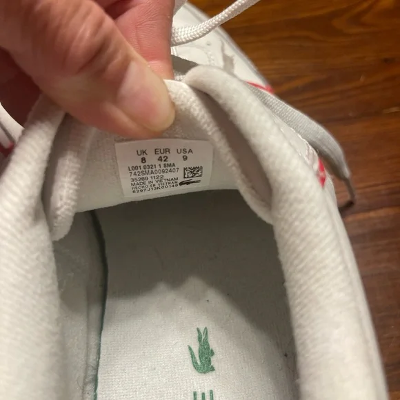 Lacoste | Sneakers L001 Men’s Leather Trainers - Picture 6 of 11